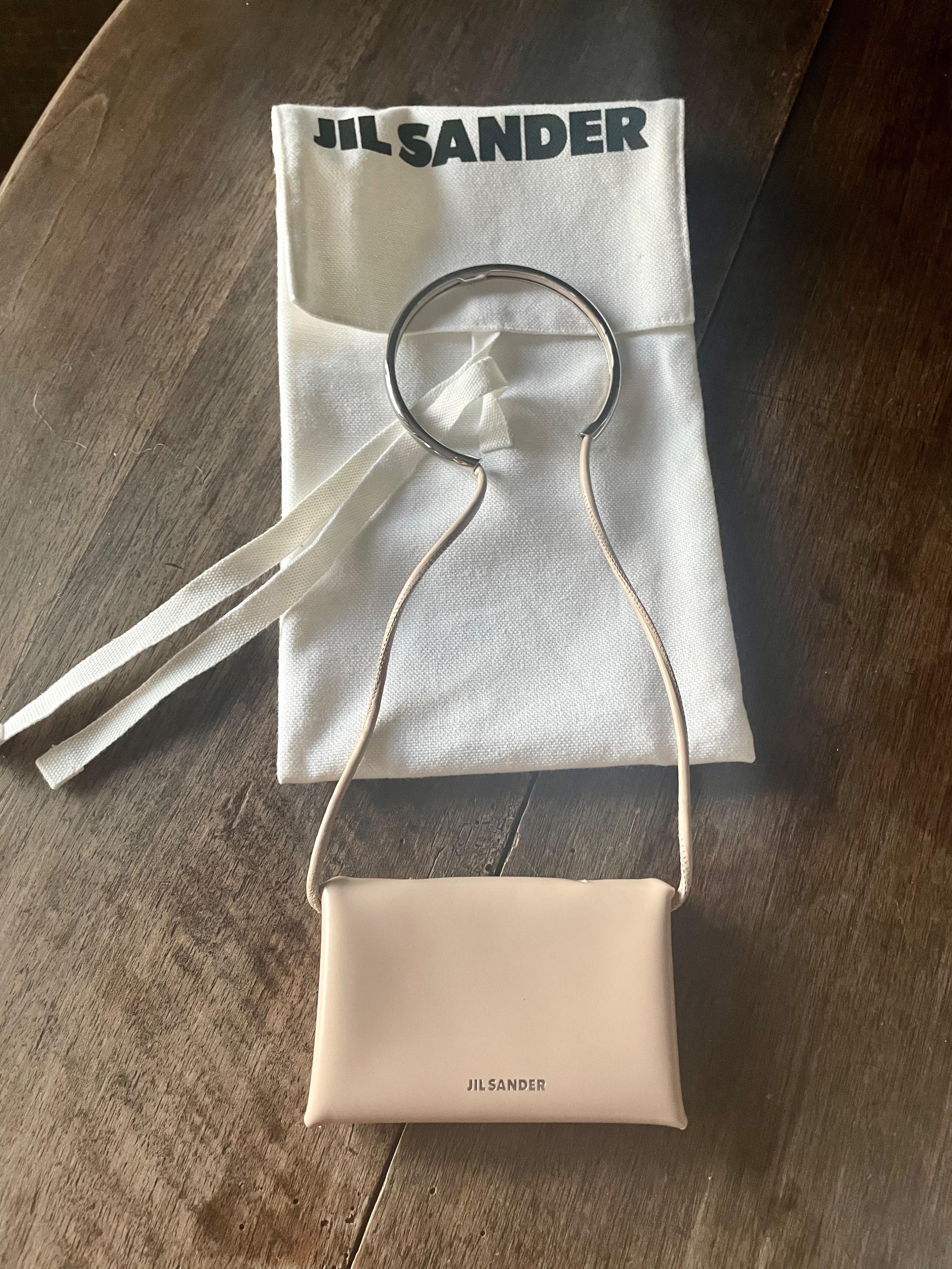 Nude Leather Bracelet Bag
