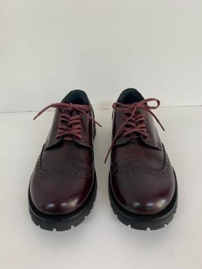 Burgundy Leather Brogues