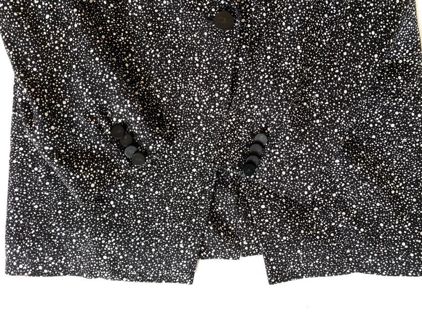 DVF Black & White Charlotte Tailored Jacket