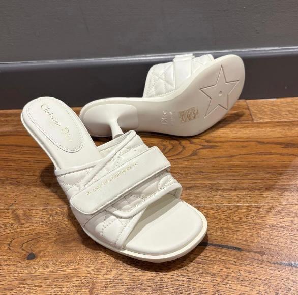 Dior White Revolution Sandals