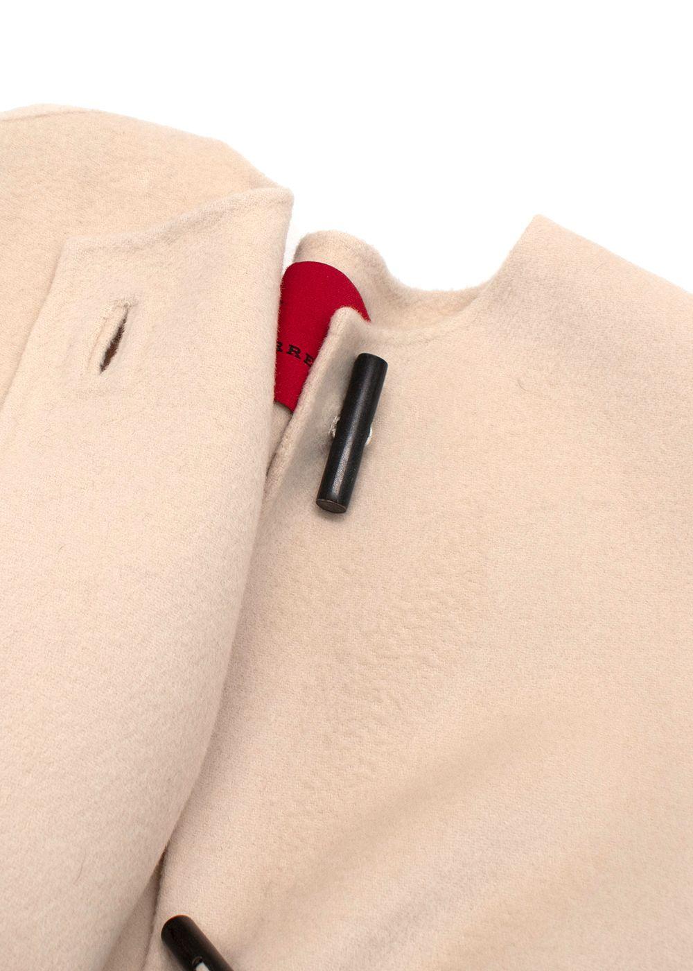 Carolina Herrera Beige Sleeveless Longline Wool Gilet