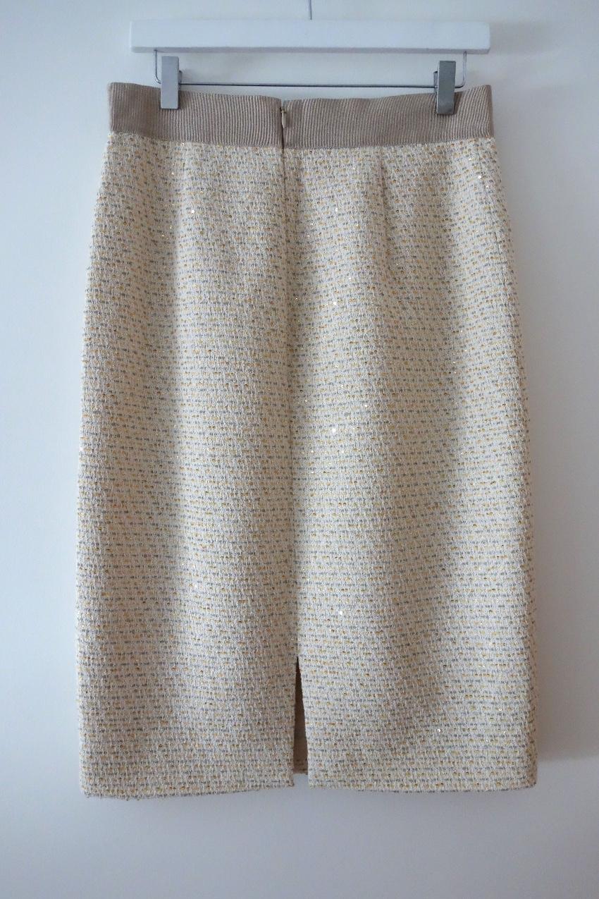 Max mara Sequin Embellished Wool Skirt