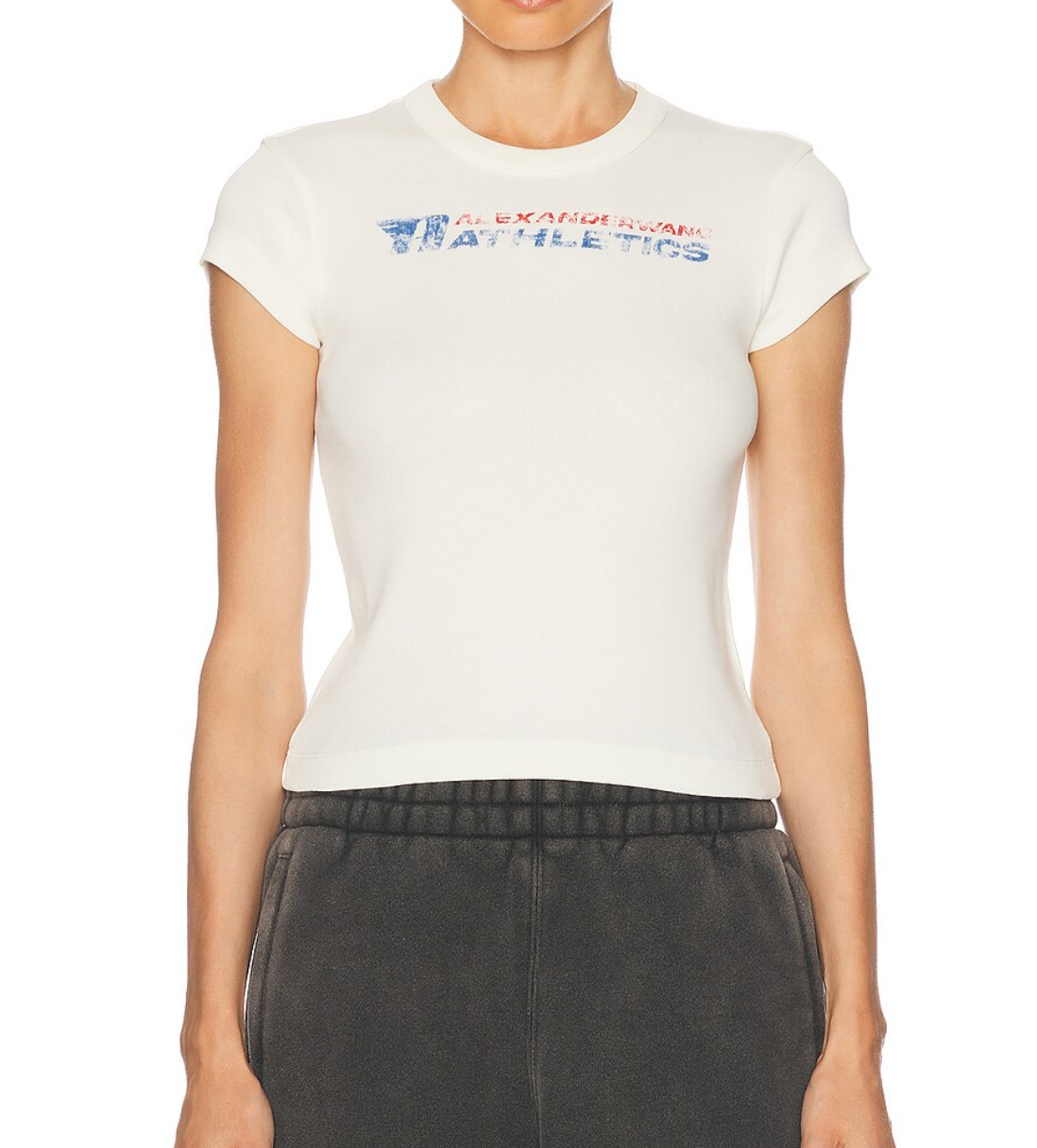 Alexander Wang White Graphic Baby T-Shirt