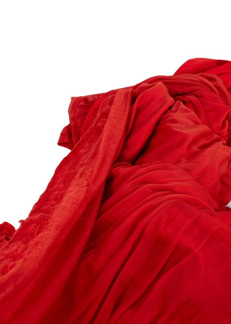 Gucci Red Open Back Sleeveless Dress