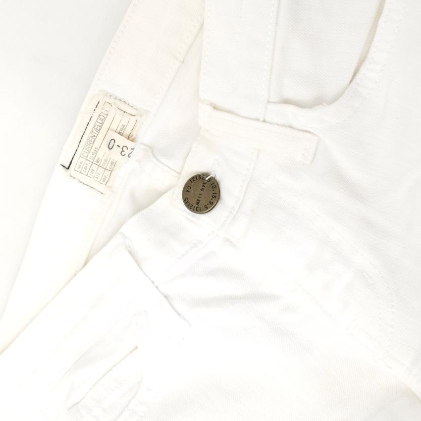 Current/Elliot White Distressed Jeans
