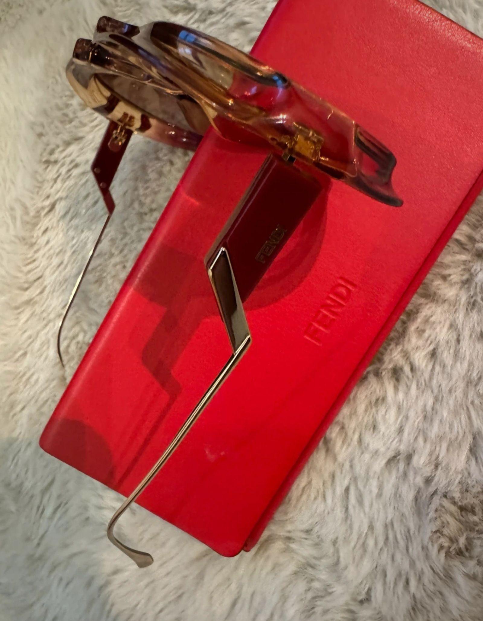 Fendi Large Acetate Sunglasses