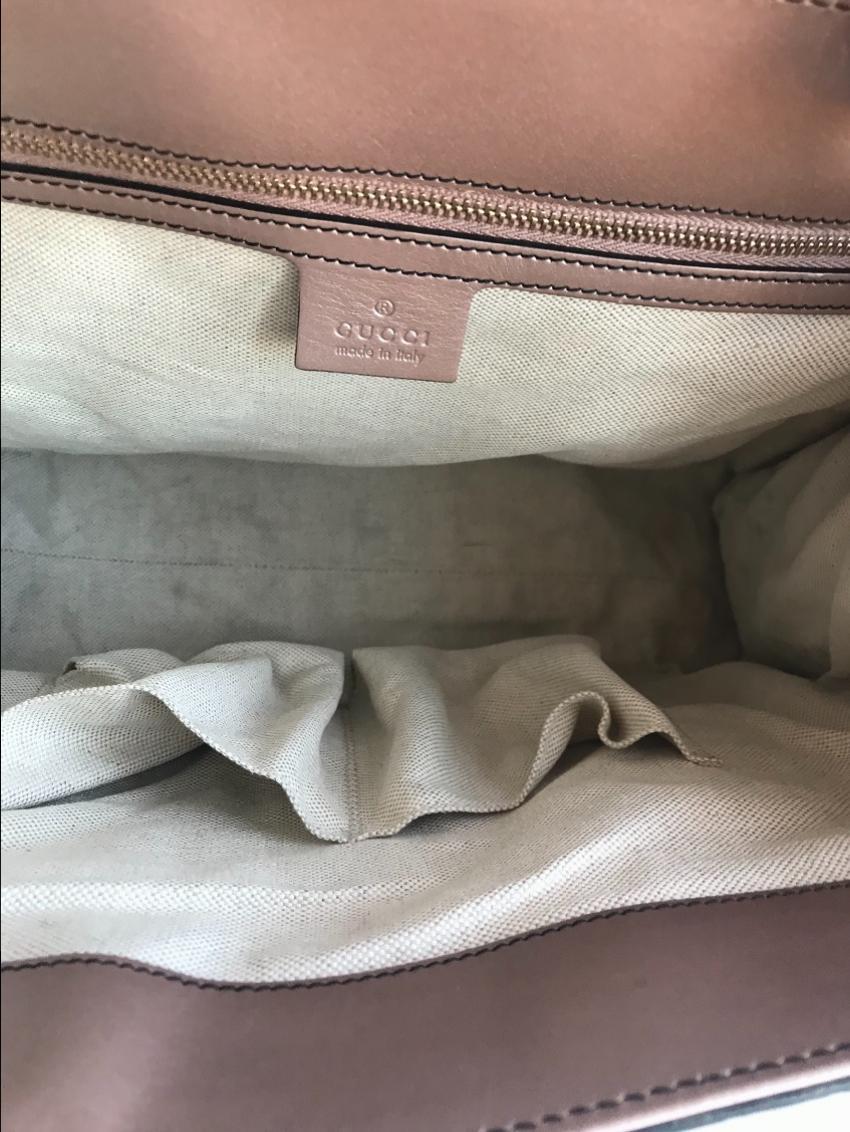 Gucci Guccissimo Emily Patent Leather Shoulder bag