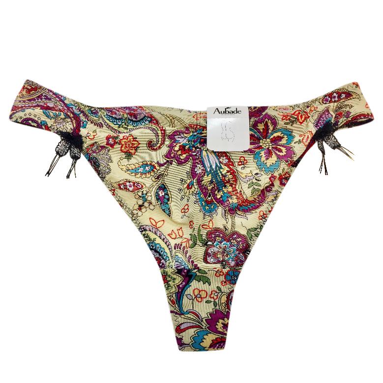 Aubade Limited Edition Paisley Tulle & Lace Tanga