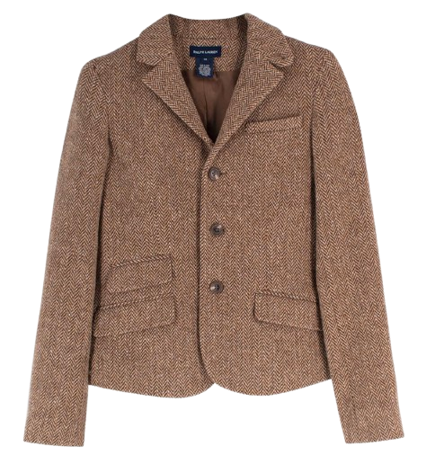Ralph Lauren Kids Brown Tweed Jacket 14 yrs