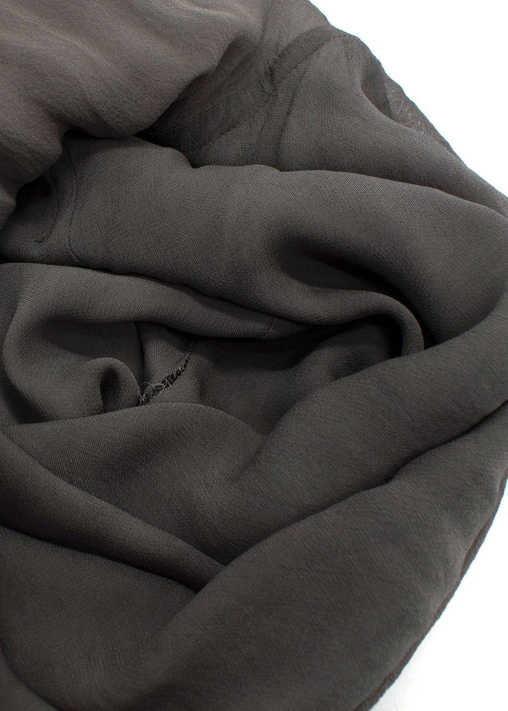 Rick Owens Silk Maxi Skirt