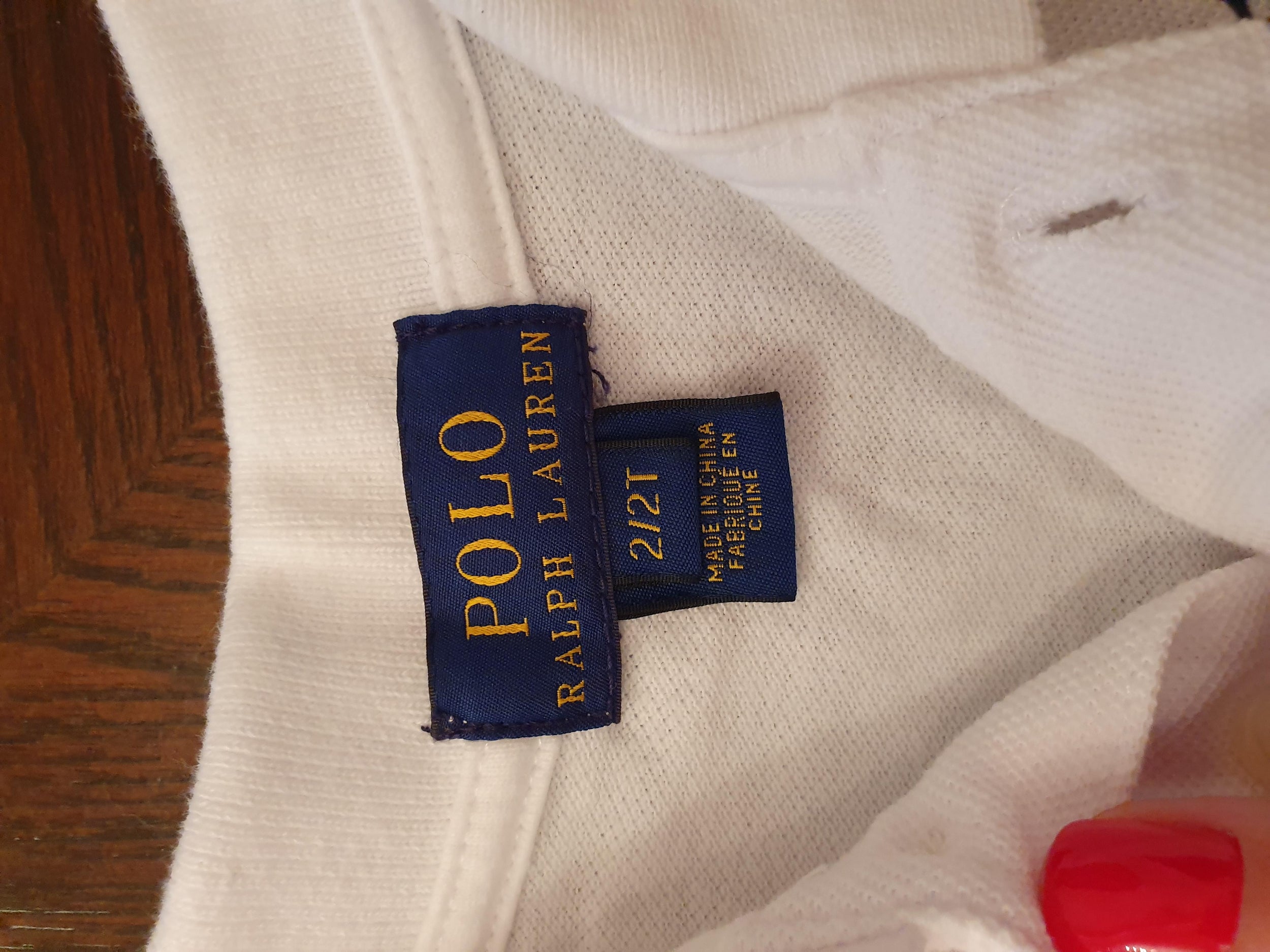 Ralph Lauren Boy's purple & white polo tops