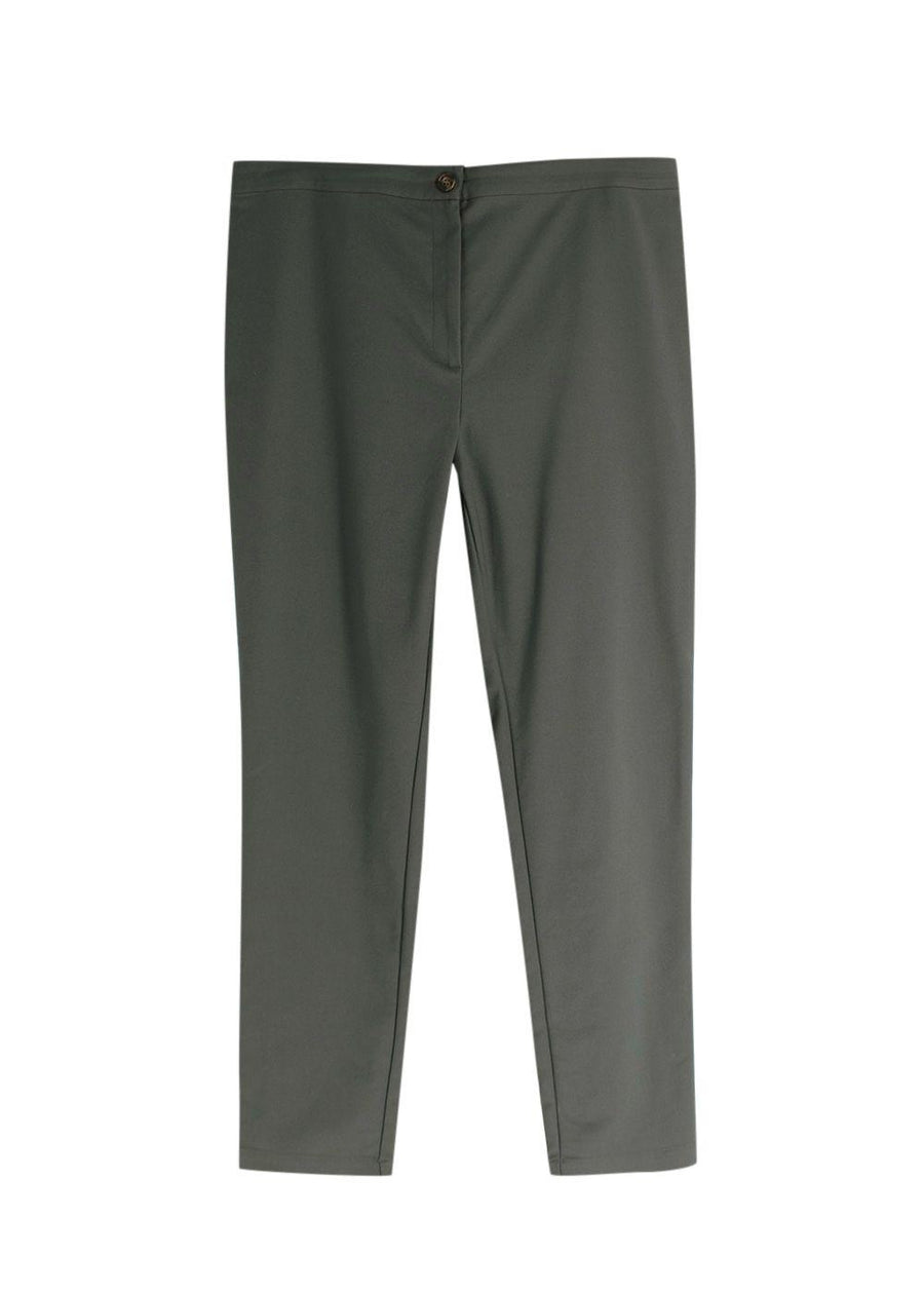 Marina Rinaldi Teal Green Slim Fit Trousers