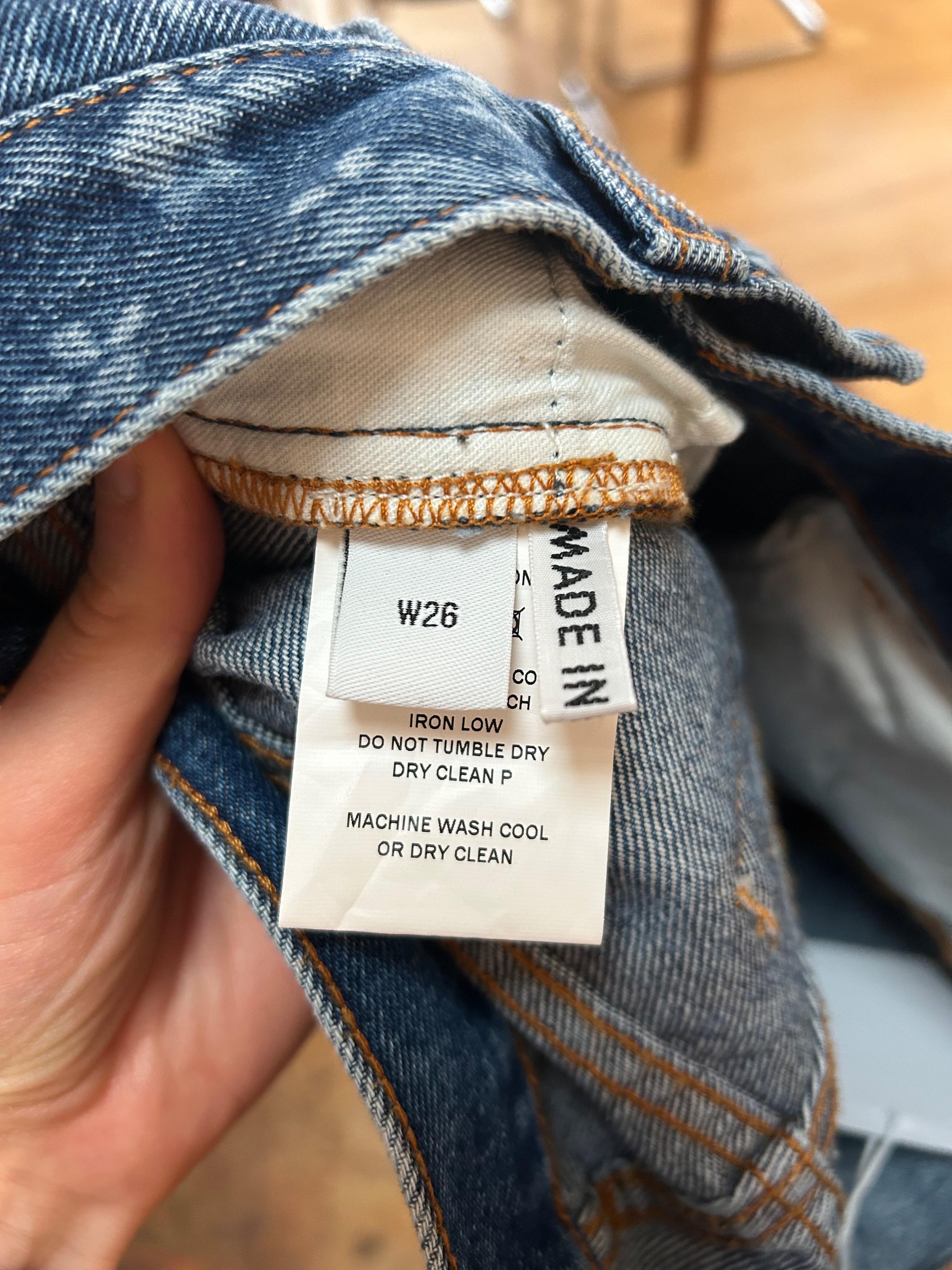 Dorianna Mid-Rise Straight-Leg Jeans