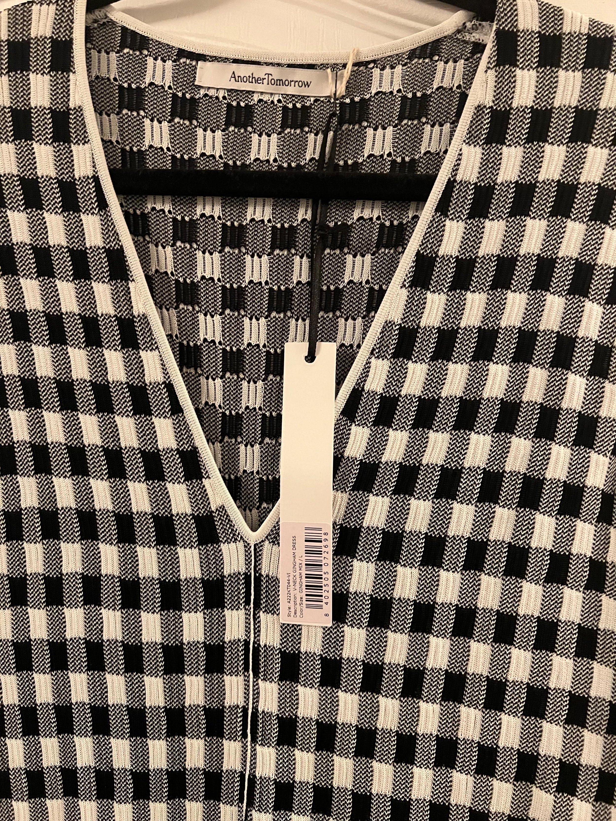 Another Tomorrow Gingham Dres