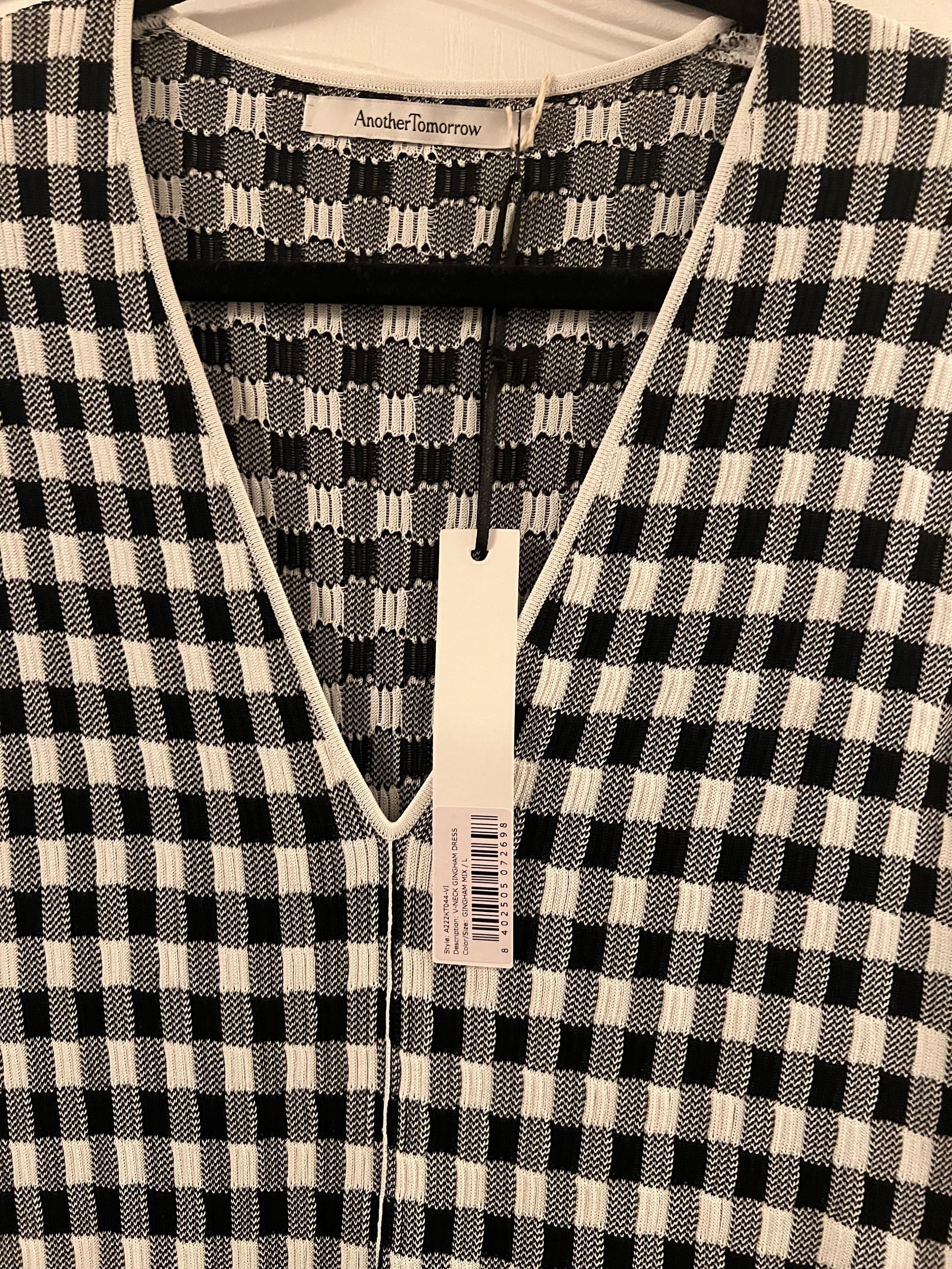 Another Tomorrow Gingham Dres