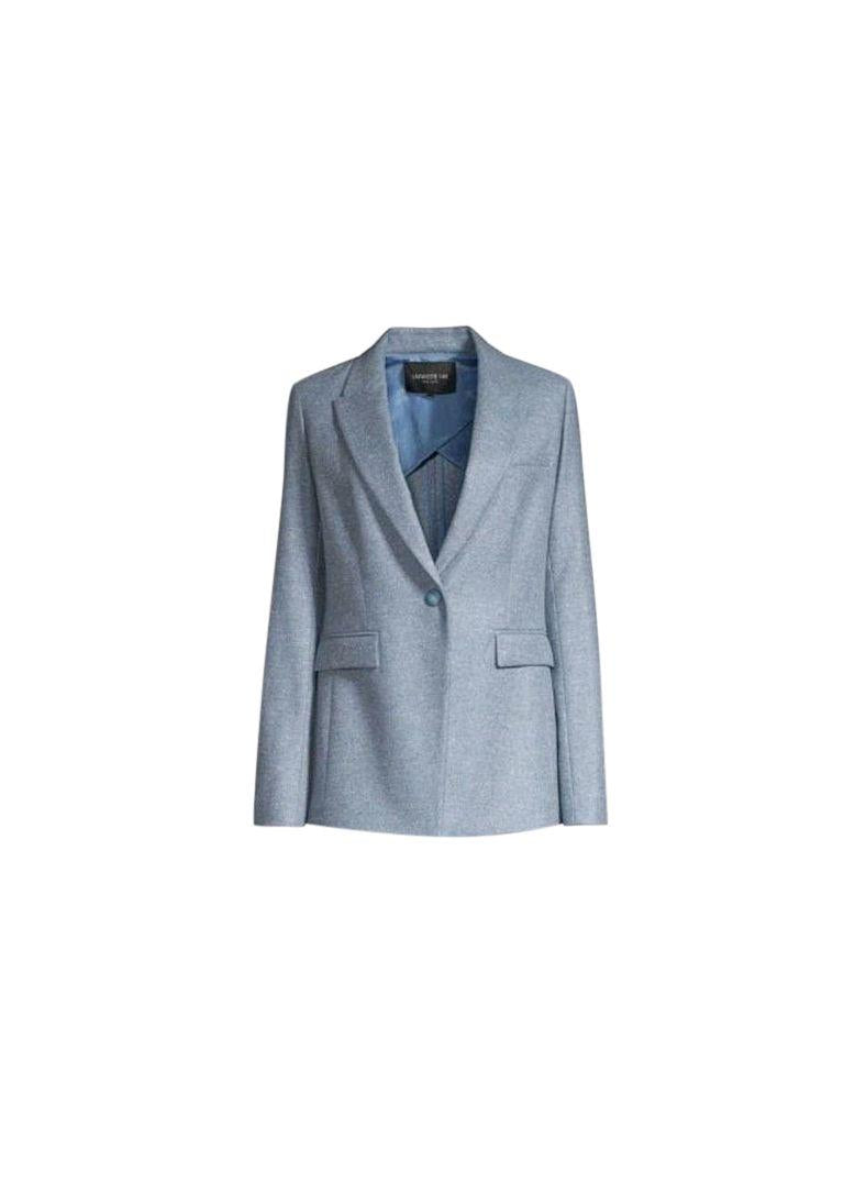 Blue Dusk Heather One-button Blazer