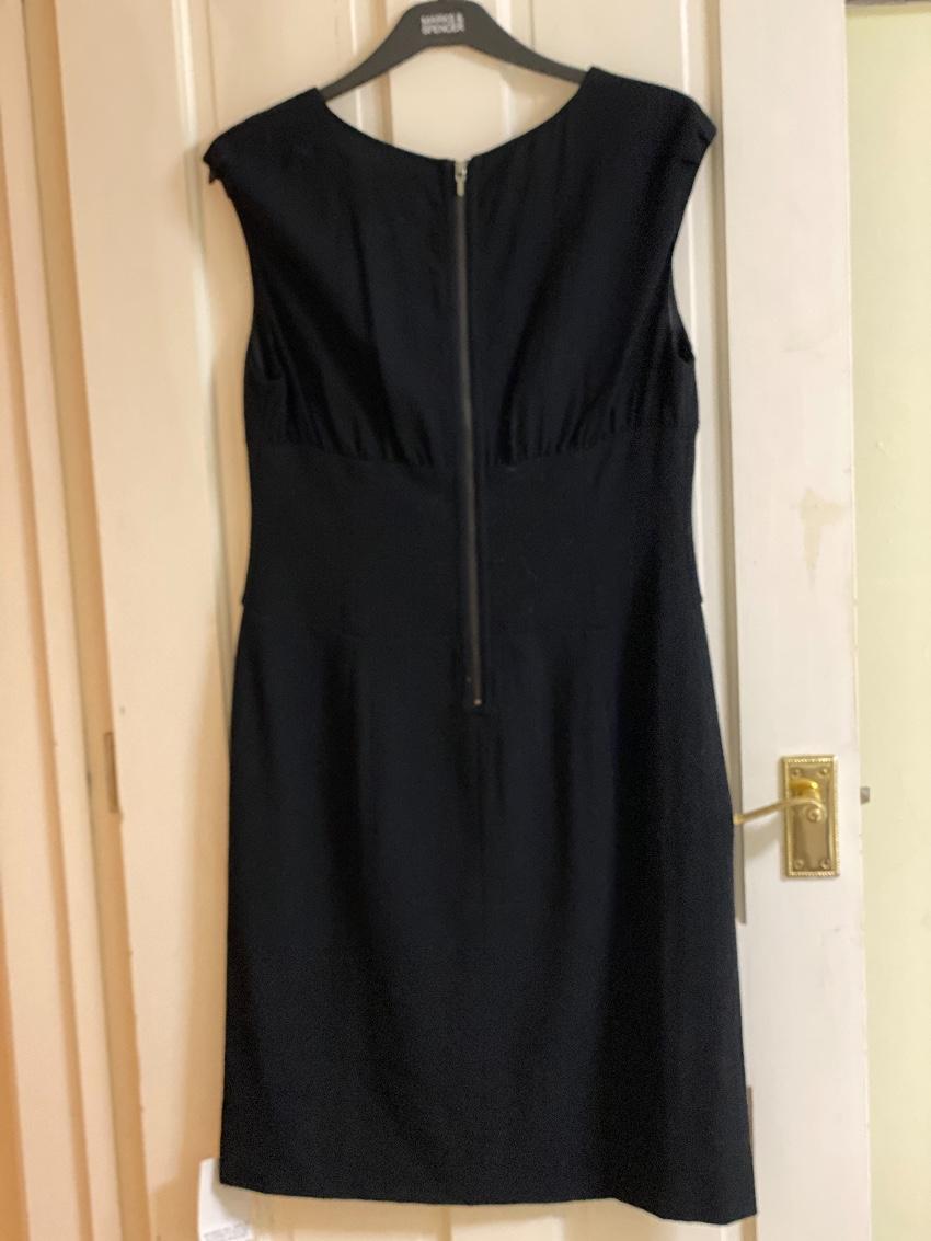 Tory Burch Patrice black crepe dress