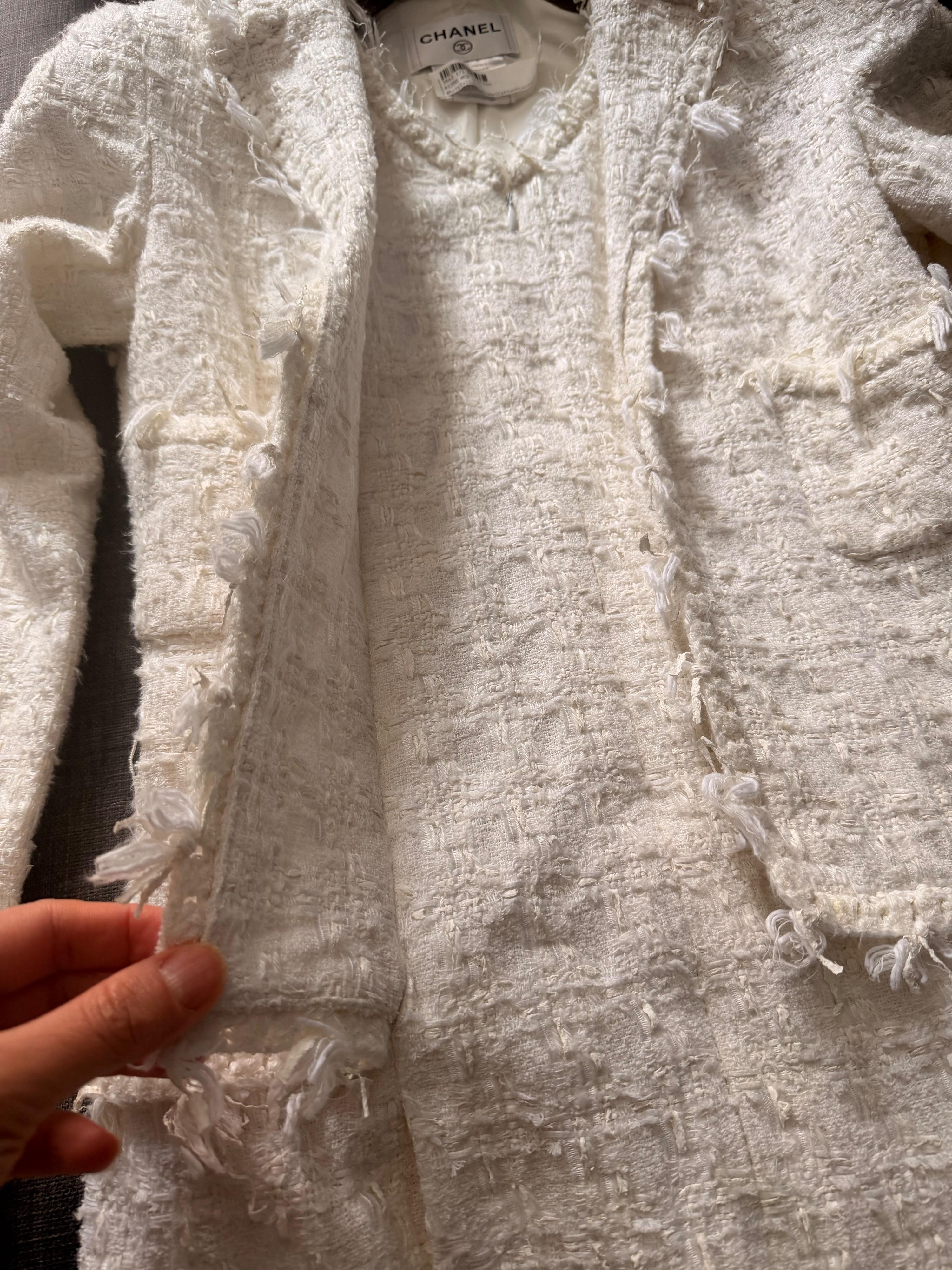 Chanel Tweed Boucle Dress Suit