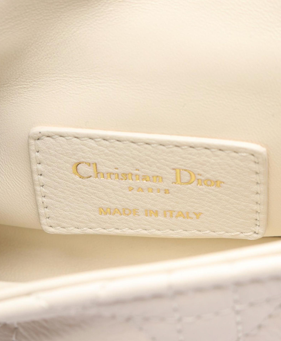 Dior 2010 30 Montaigne Cream Shoulder bag with Gold Hardware