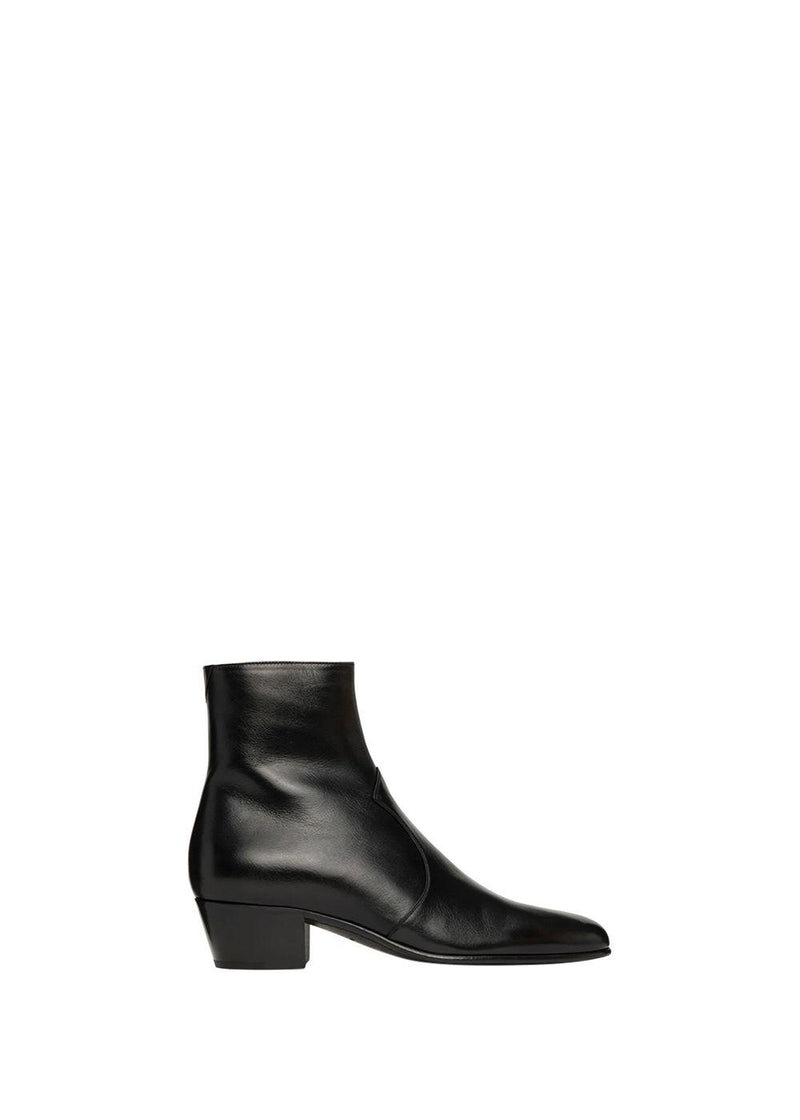 Black Leather Joey 45 Boots