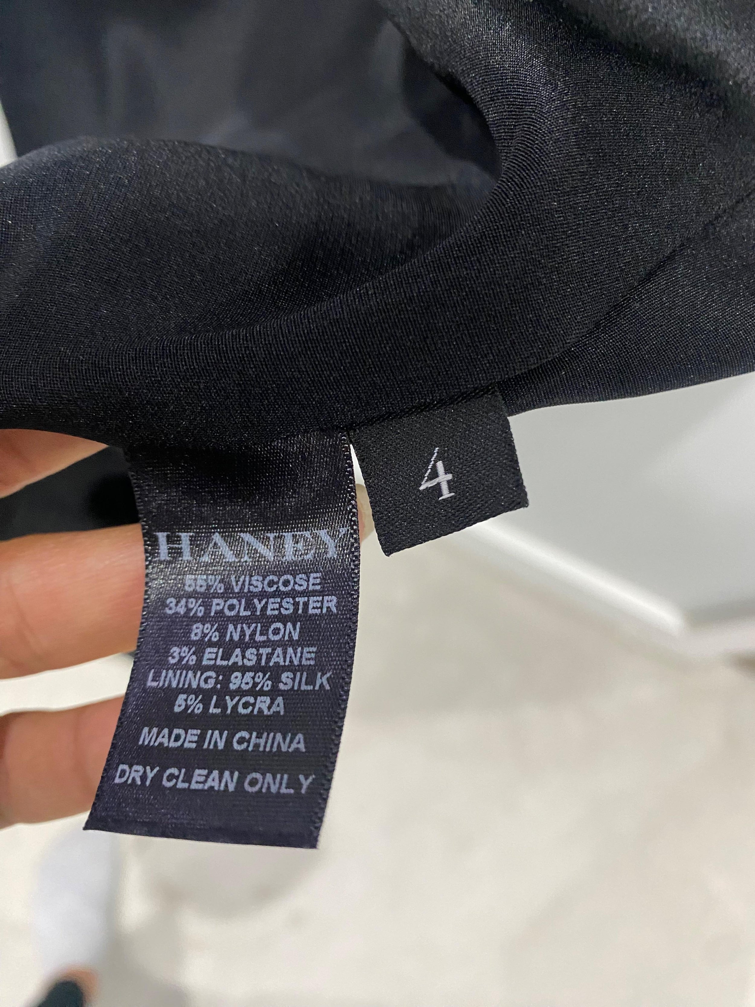 Haney Black Sequin One Shoulder Gown
