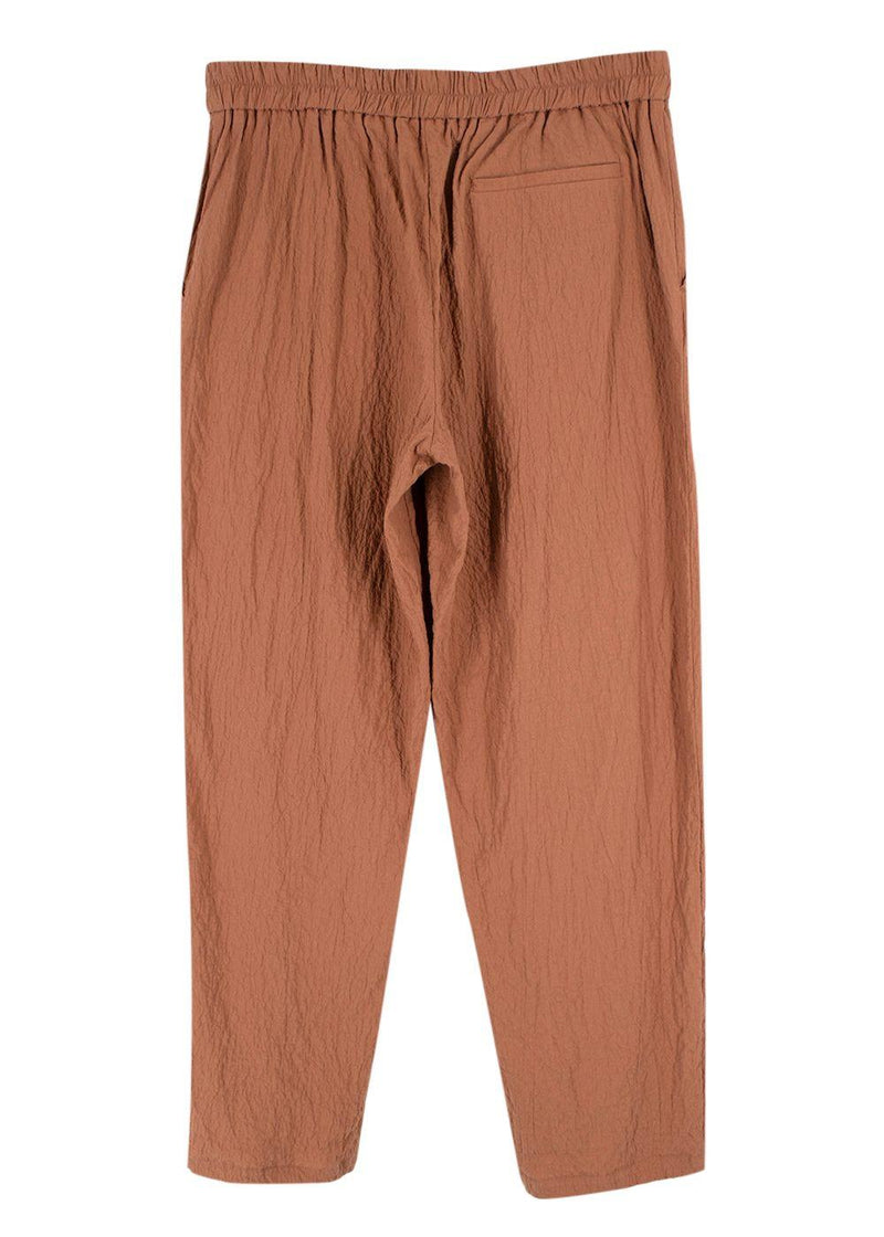 Momoni Burnt Orange Linen Trousers