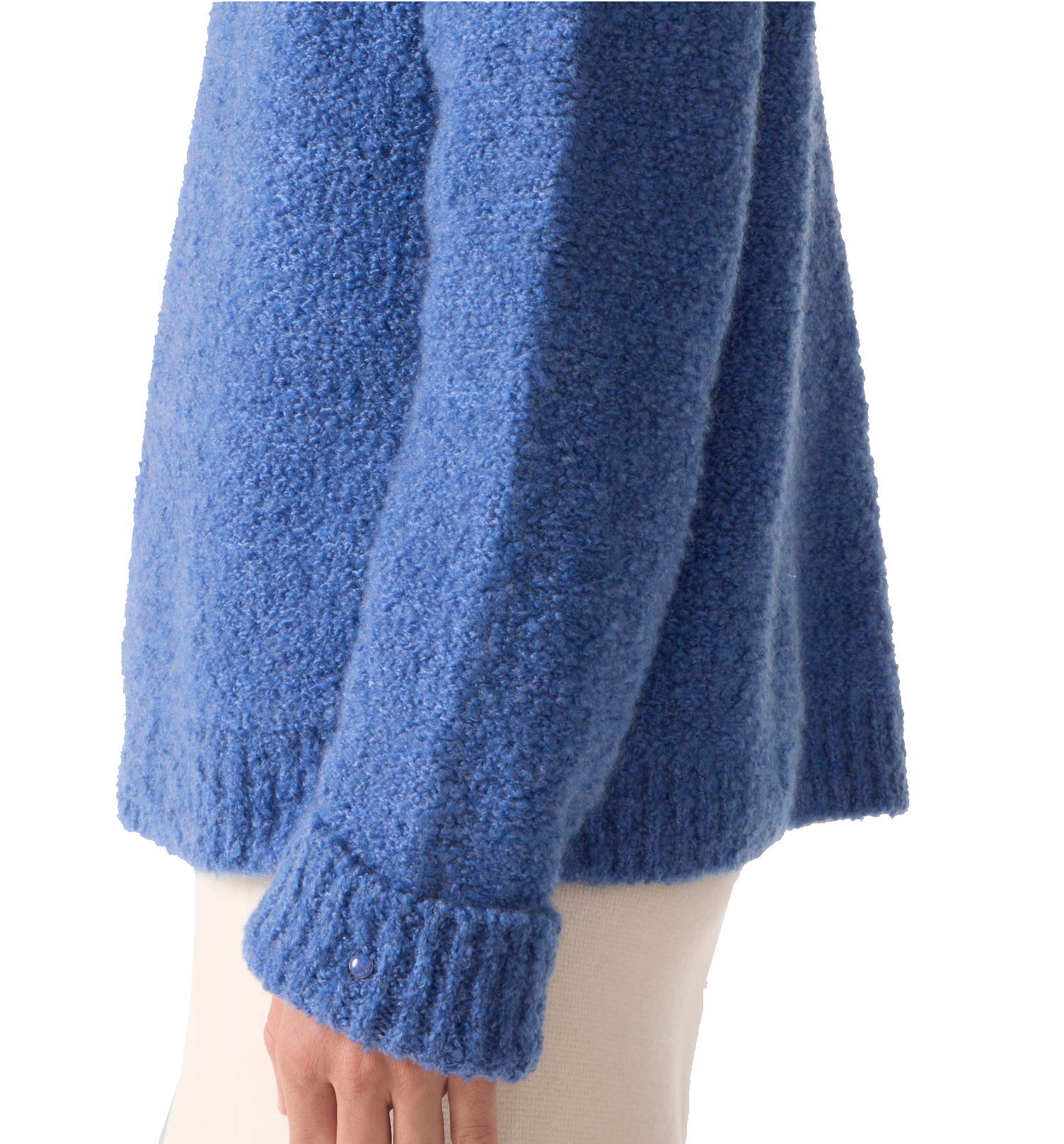 God's True Cashmere Cloud Sweater With Lapis Lazuli