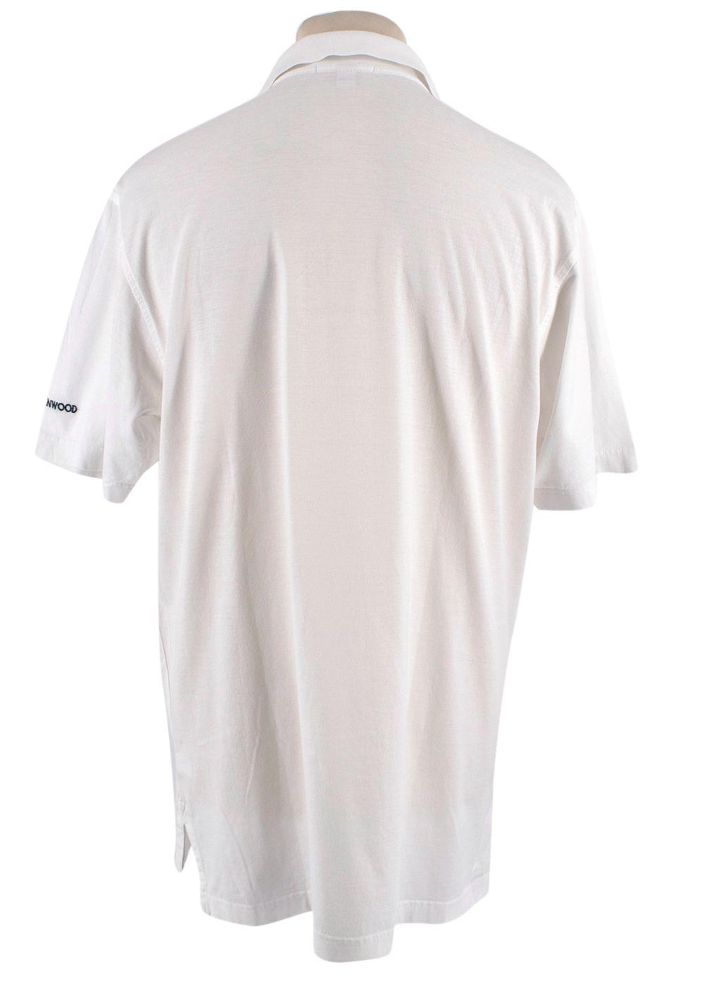 White Cotton Polo Shirt