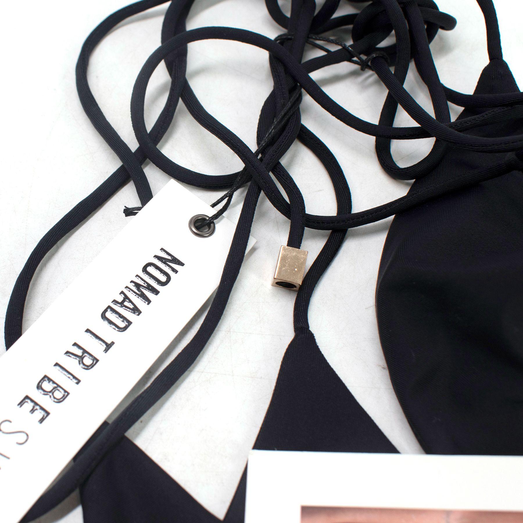 Nomad Tribe Black Myrina Bikini Top