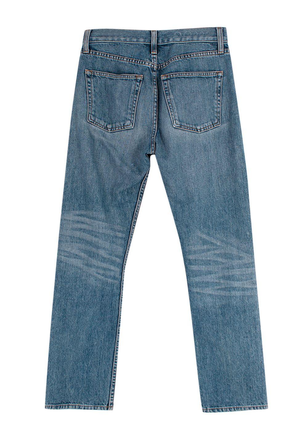 Brock Collection Mid Wash Straight Leg Jeans