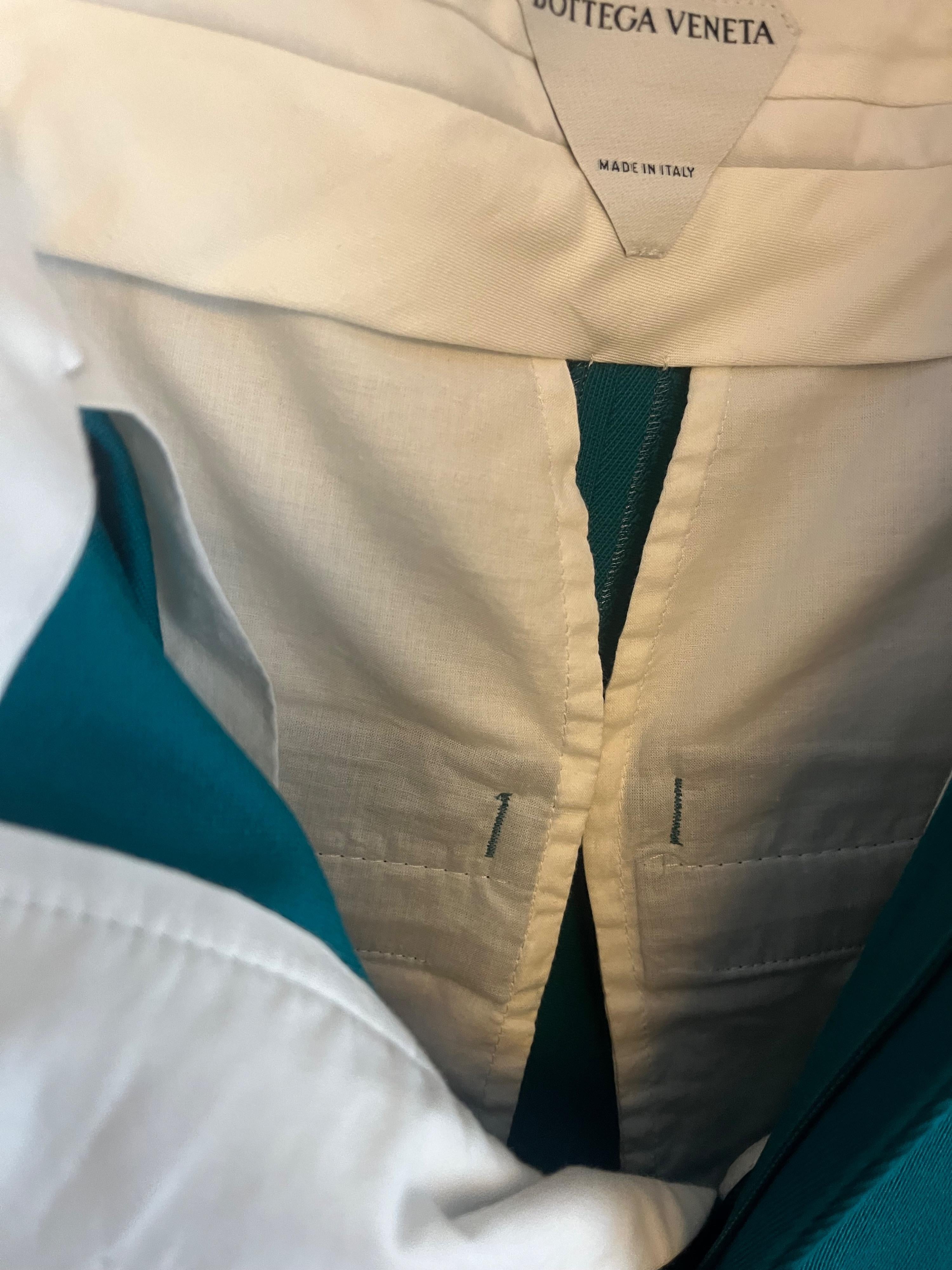 Teal Tailored Trousers