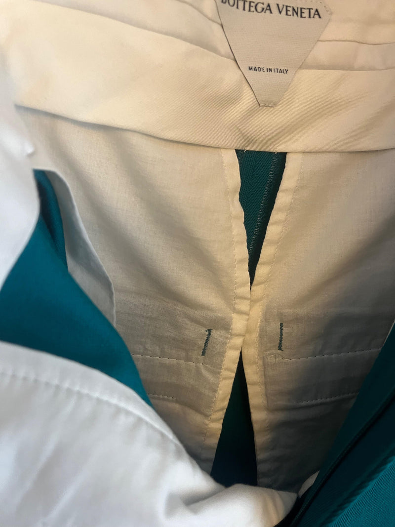 Teal Tailored Trousers