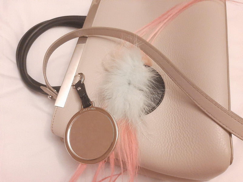 Pink leather Monster Mini 2Jours bag