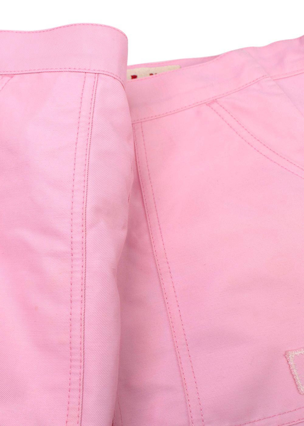 Marni Bubblegum Pink Midi Pencil Skirt