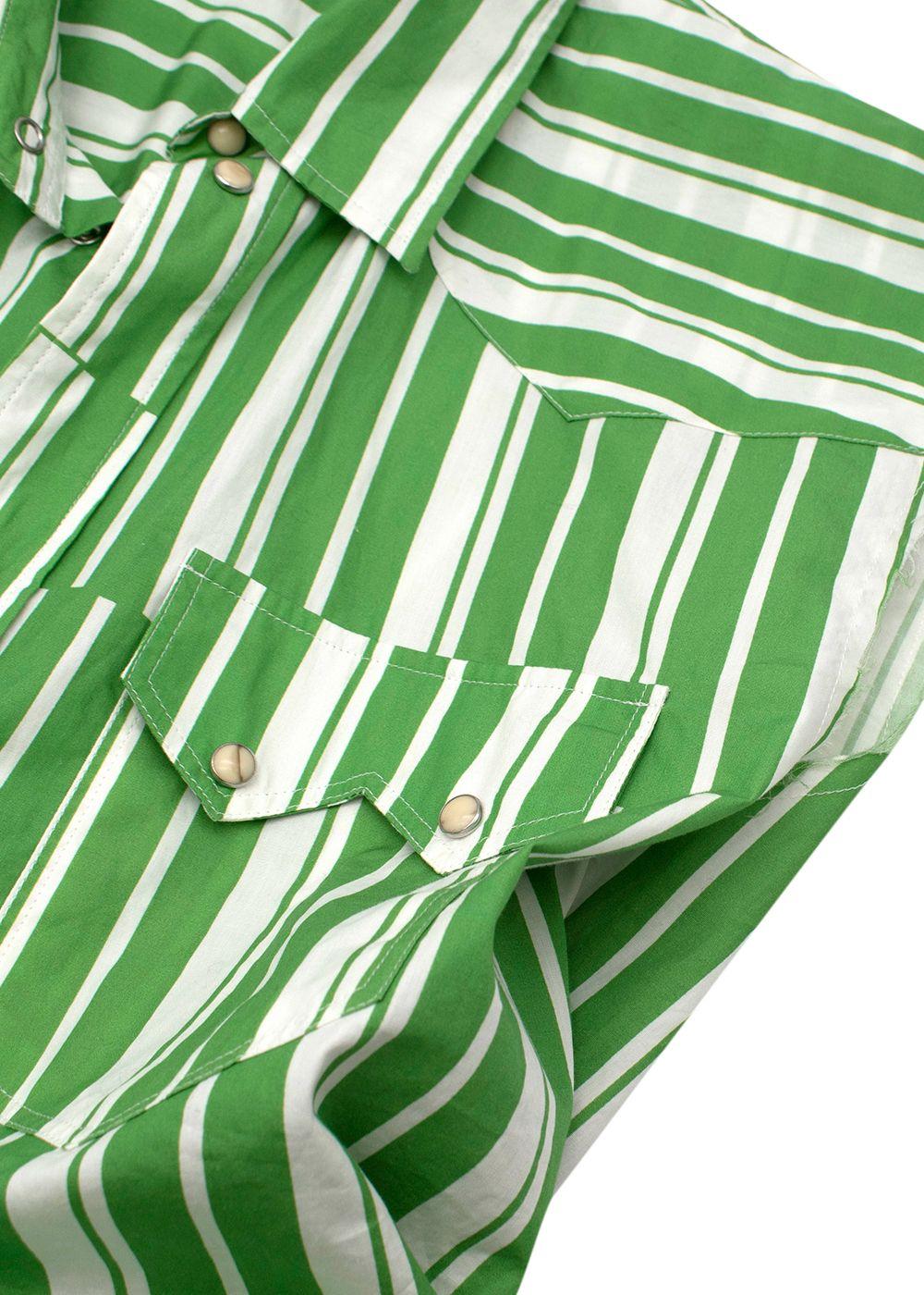 Phipps Tectonic Striped Cotton Poplin Rockhound Shirt