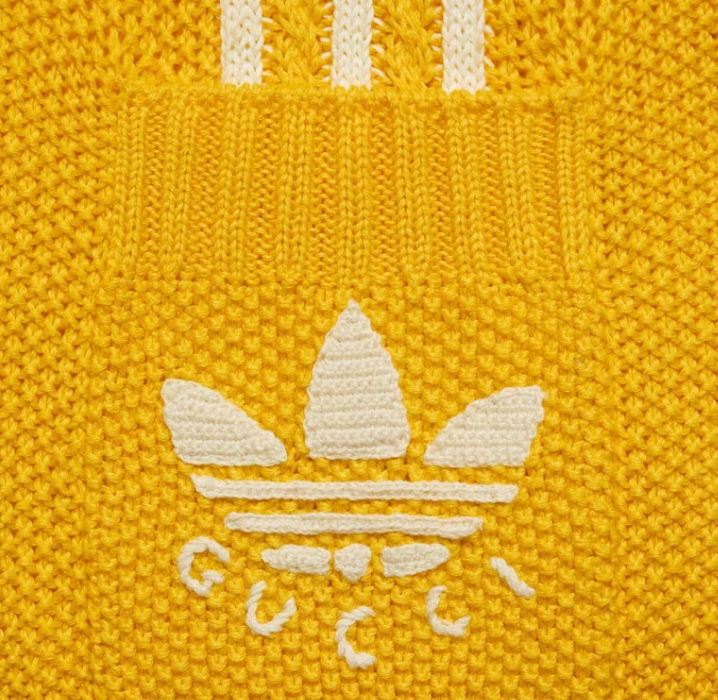 Gucci x Adidas Yellow Knit Cardigan