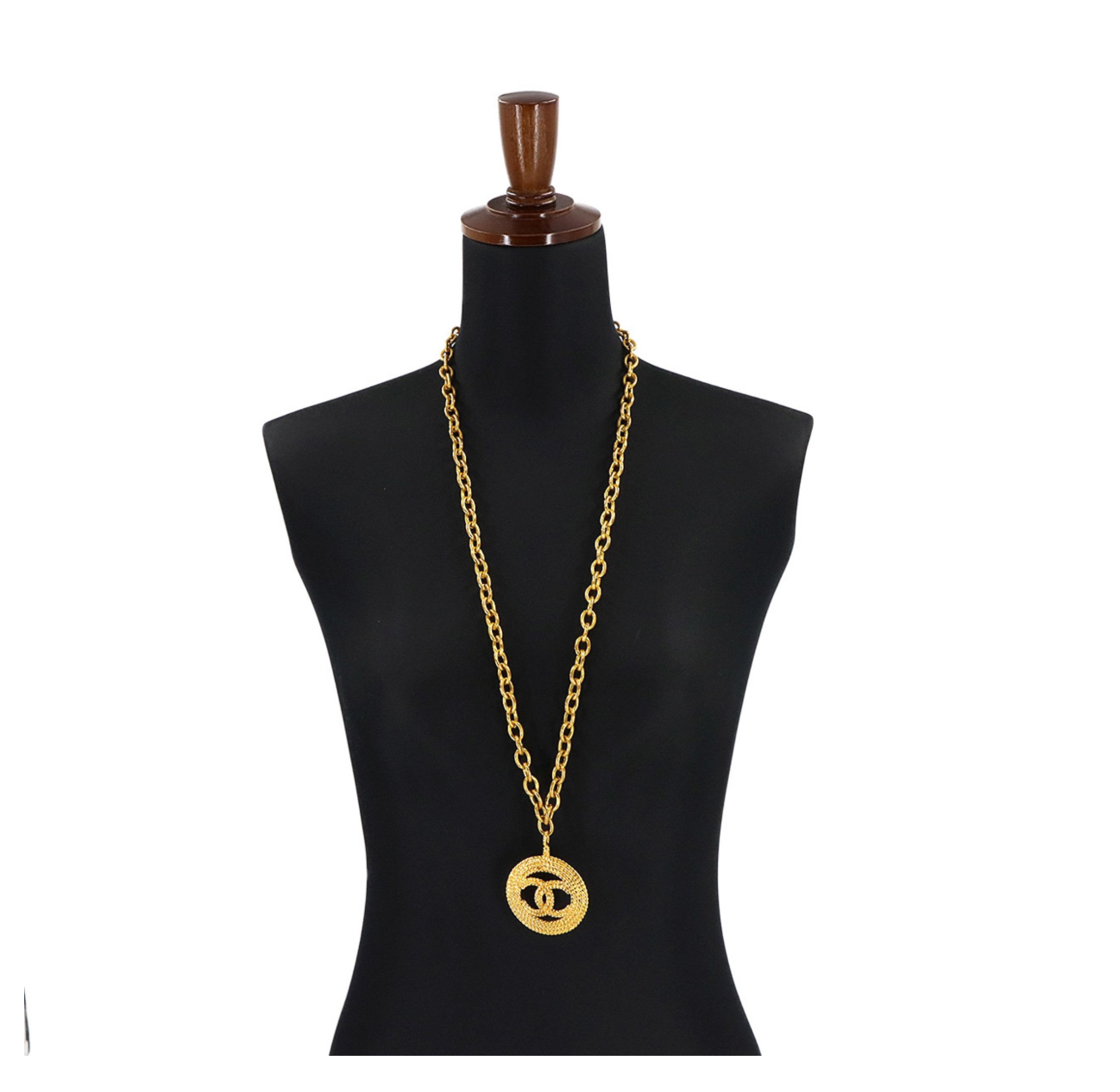 Chanel Coco Gold Metal CC Necklace