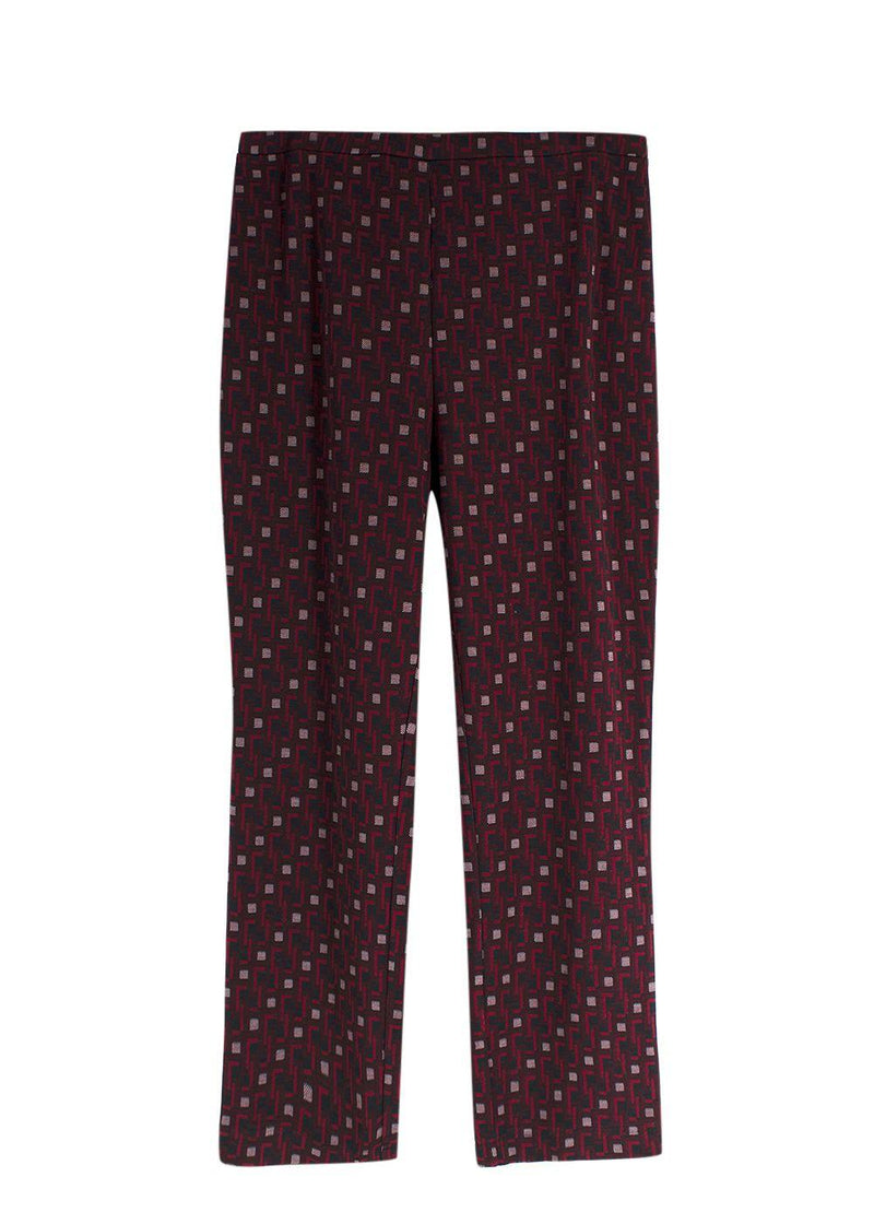 Diane Von Furstenberg Red Tavolara Trousers