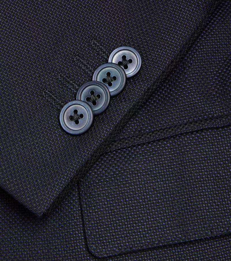 Corneliani Hopsack Wool Blazer