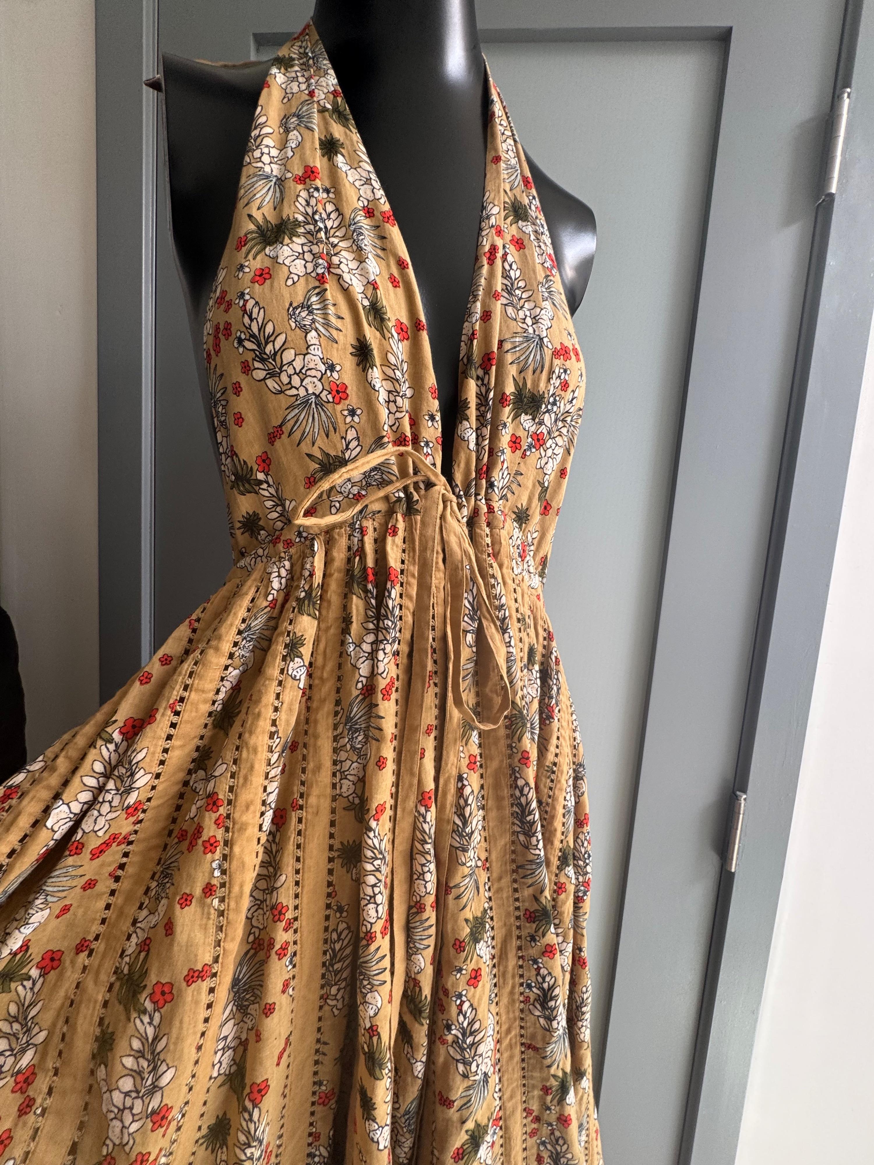 Runway Rofftop Halter Maxi Dress