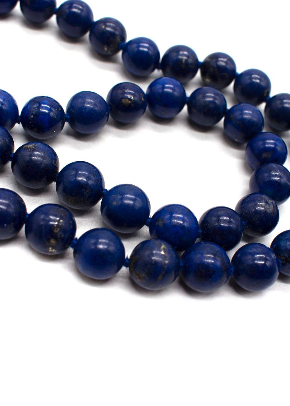 Bespoke Fine Quality Blue Agate Beaded Necklace