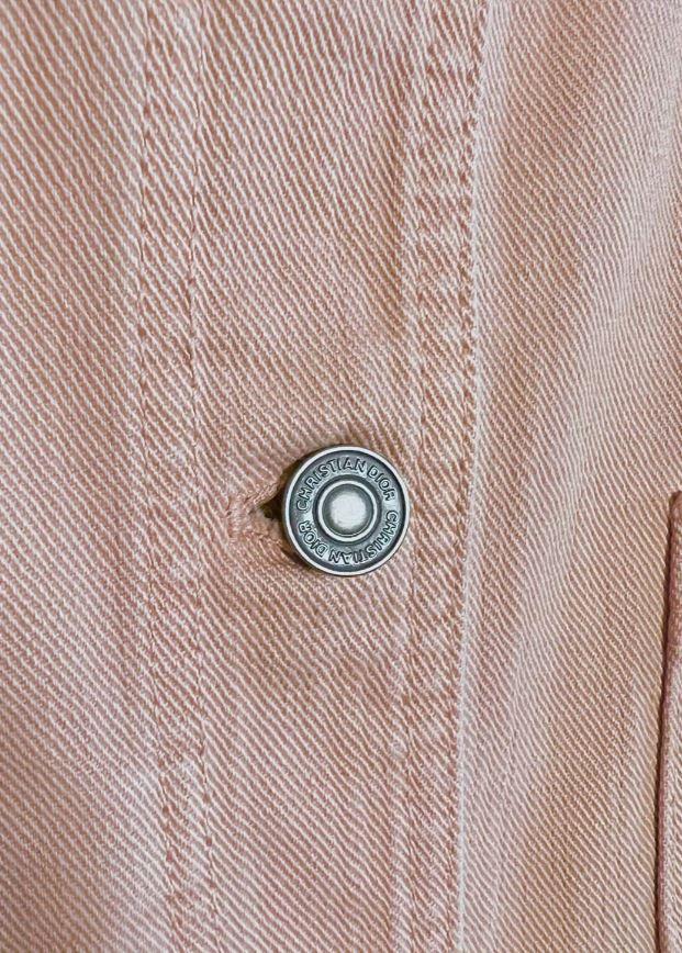 Runway Blush Embroidered Denim Jacket