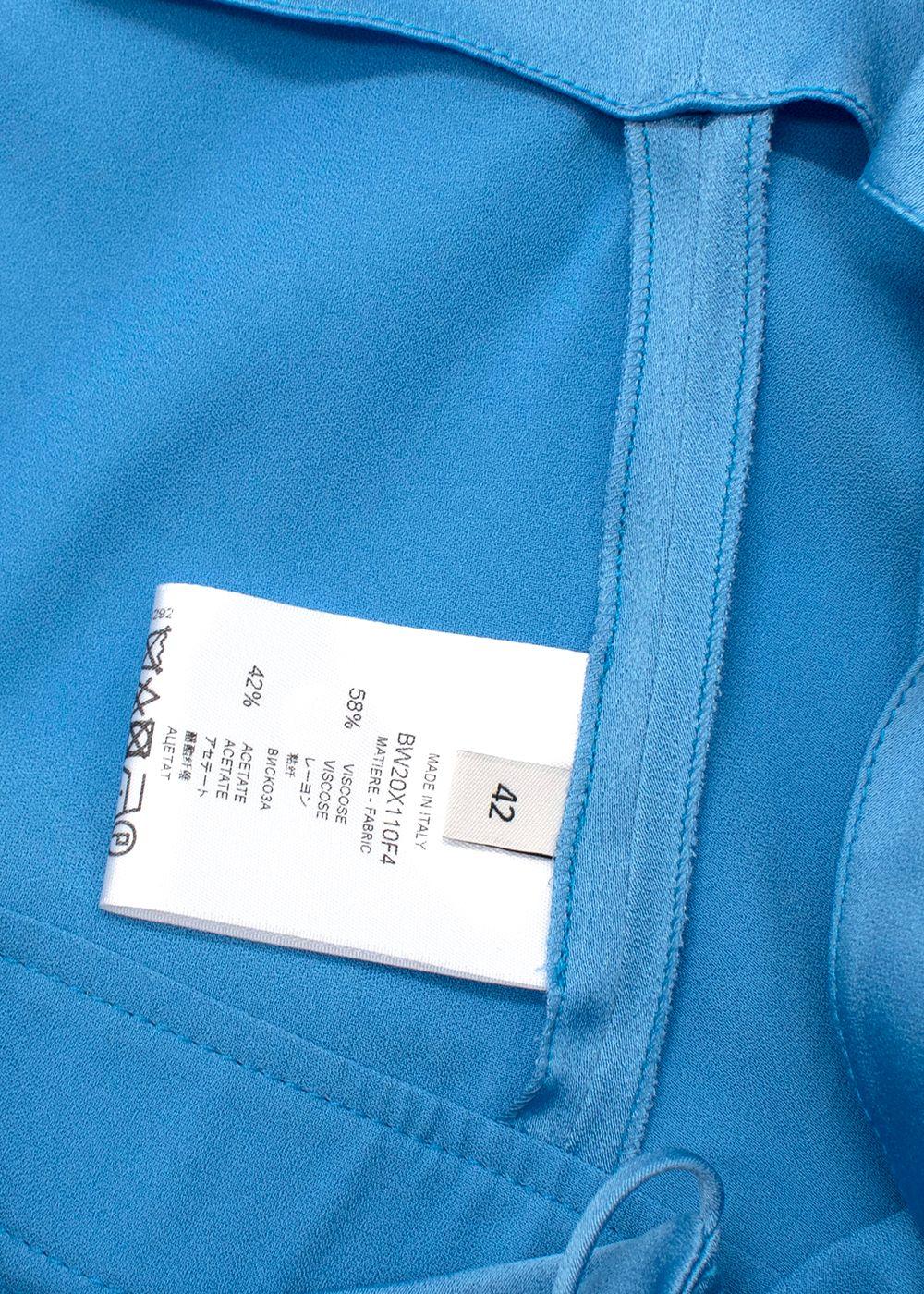 Givenchy Blue Strap Midi Dress