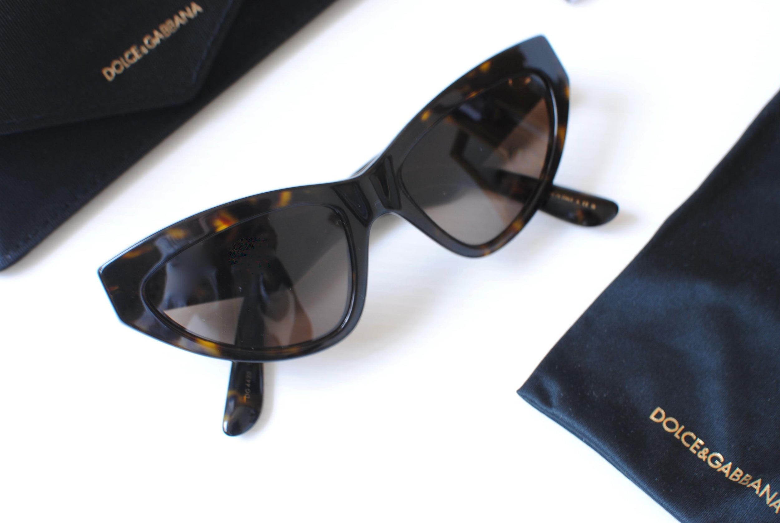 Dolce & Gabbana Tortoiseshell Cat Eye Sunglasses