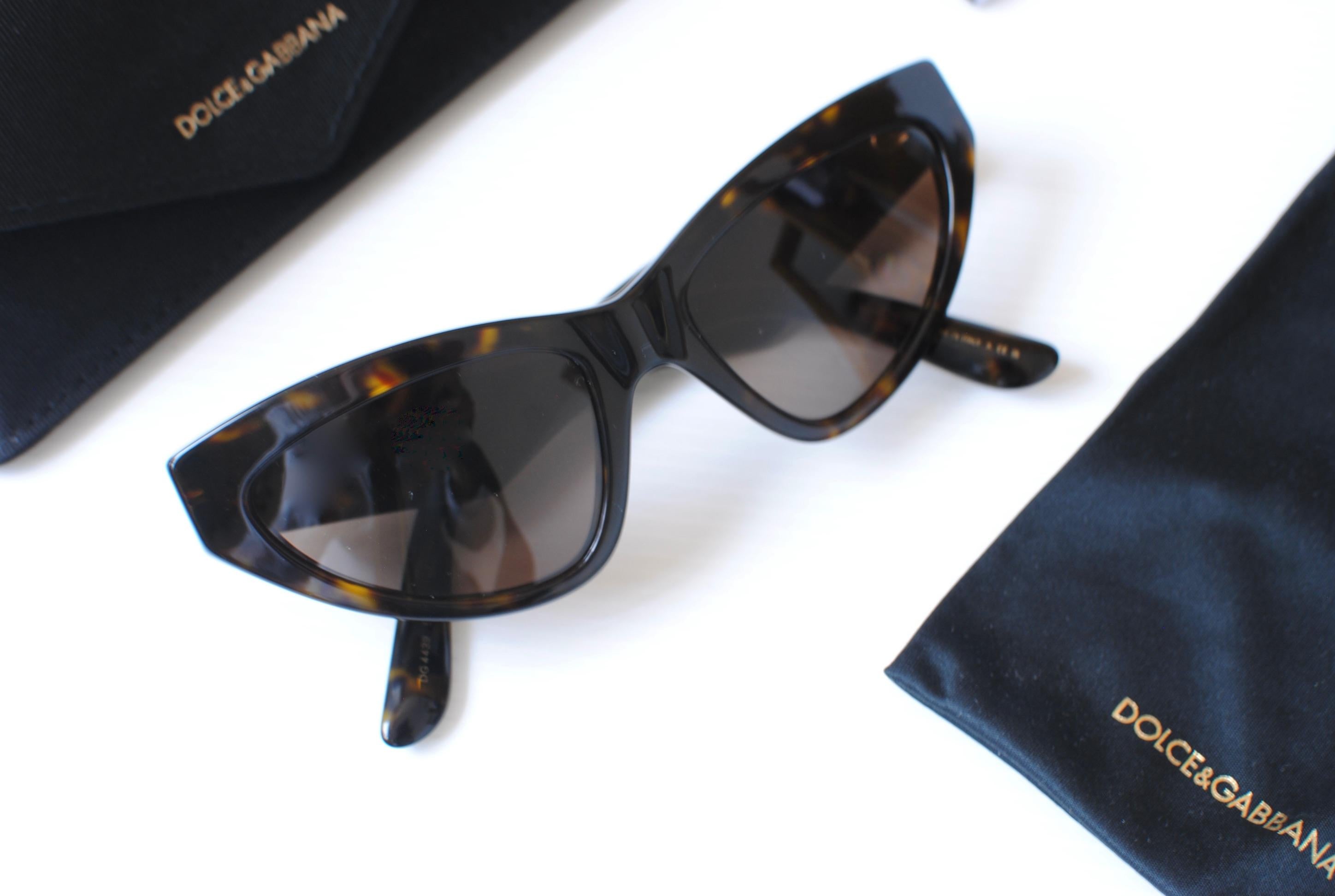 Dolce & Gabbana Tortoiseshell Cat Eye Sunglasses