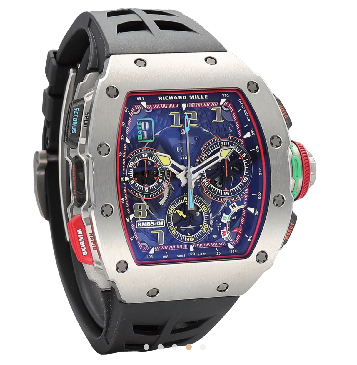 Richard Mille RM65-01 Automatic Winding Split-seconds Chronograph 44mm Watch