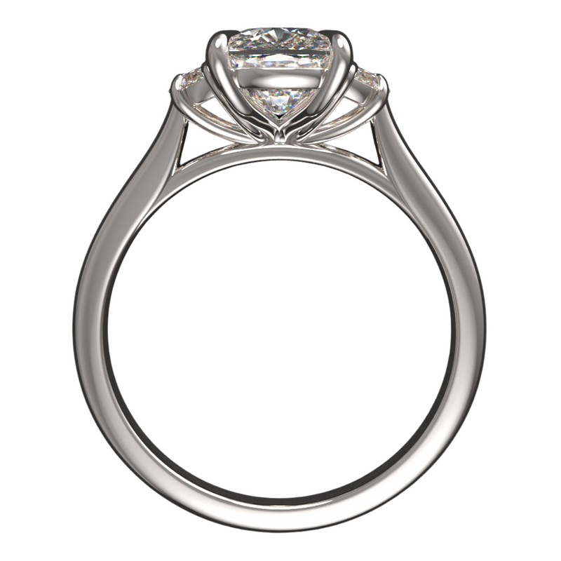 Verde 2ct Lab Grown Cushion Cut Diamond ring