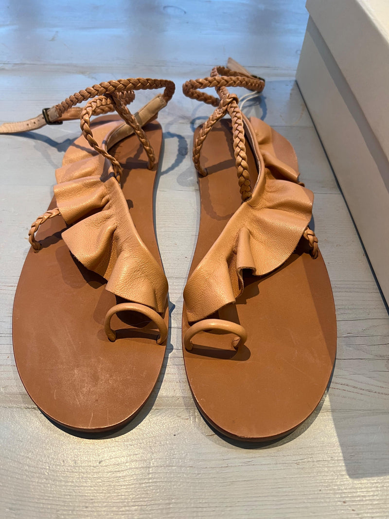 Tan Leather Daria Sandals