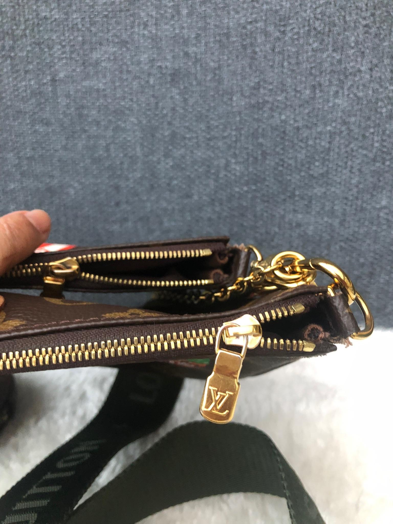 Monogram Pochette Accessoires with Stickers