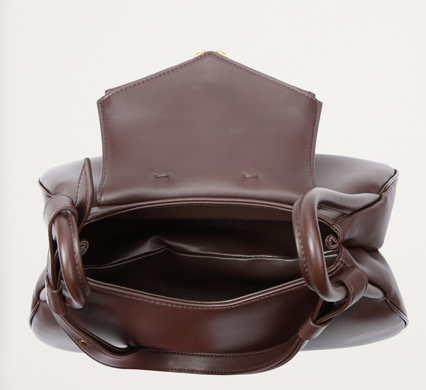 Amina Muaddi Leather Gemini Shoulder Bag
